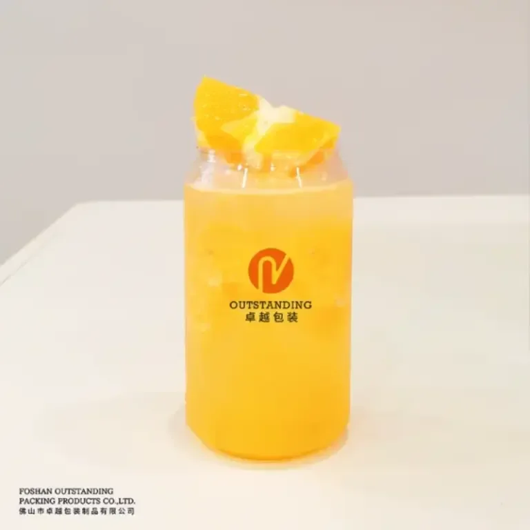 Clear Transparent Plastic Can