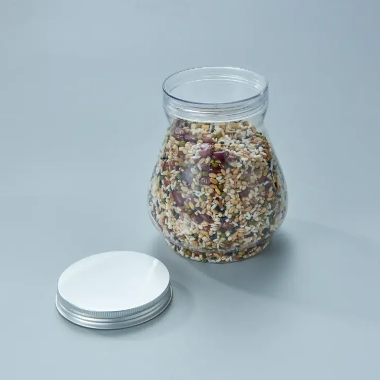 Vase-Shaped Grain Sealed Jar
